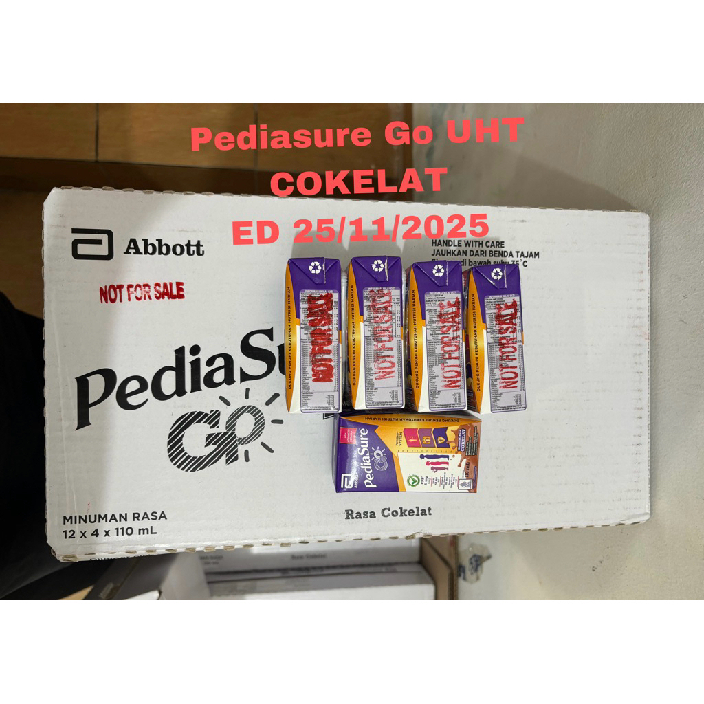 

PEDIASURE GO UHT PROMO COKELAT 2 X 110 ml (2pcs) dan 12 X 110ml (4Pcs) 1-10 Tahun