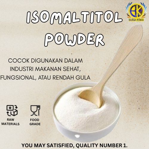 

Food Grade Isomaltitol Powder 250gr / Pengganti Gula Produk Diet Isomalto Oligosakarida