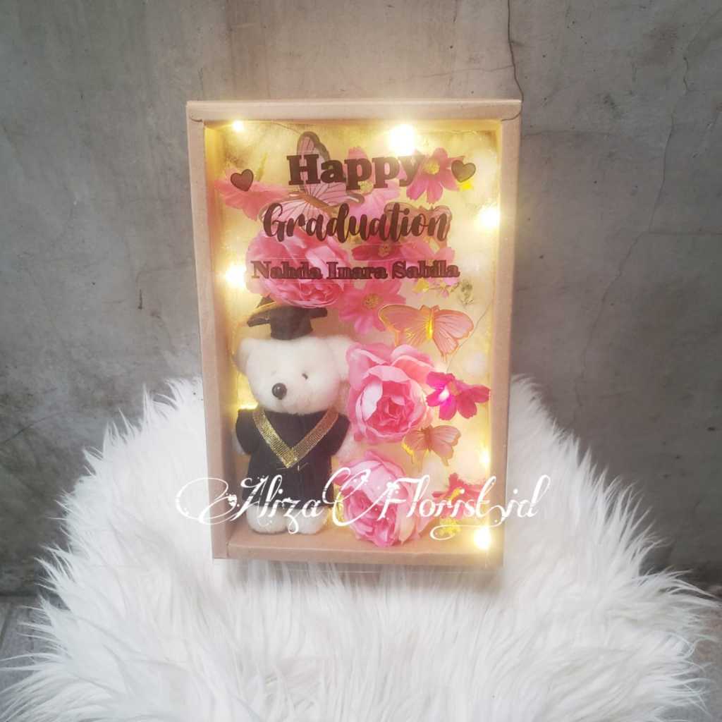 

Box Hempers Kupu - Kupu LED + Request Ucapan + Boneka