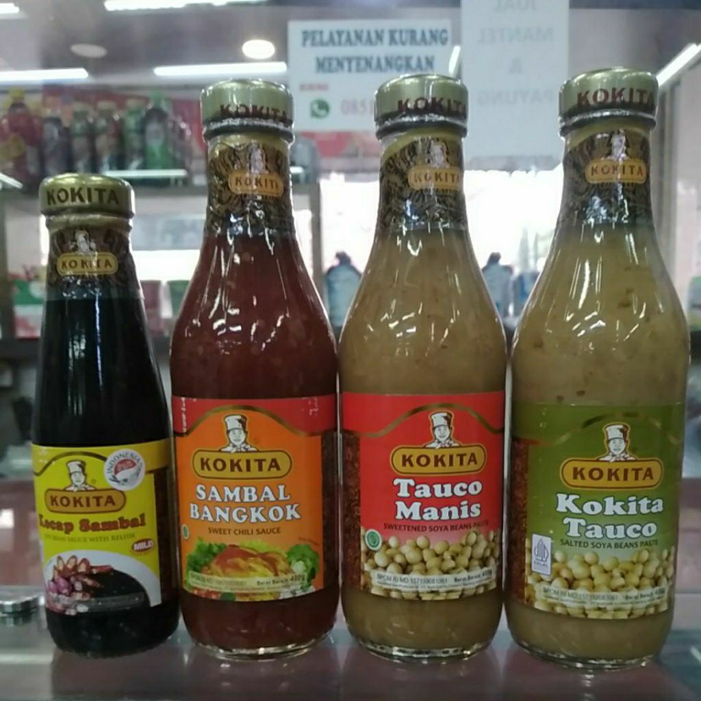 

Kokita Tauco/ Bumbu Atau Saus, Kecap 400 g & 225 g