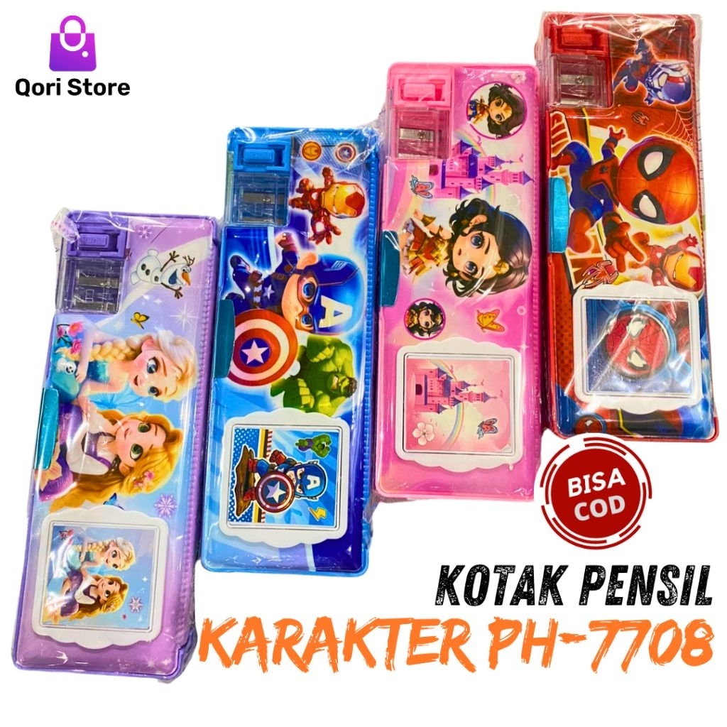 

Qori Store - Kotak Pensil Karakter Kode PH-7708 / Tempat Pensil Karakter / Box Pensil Karakter