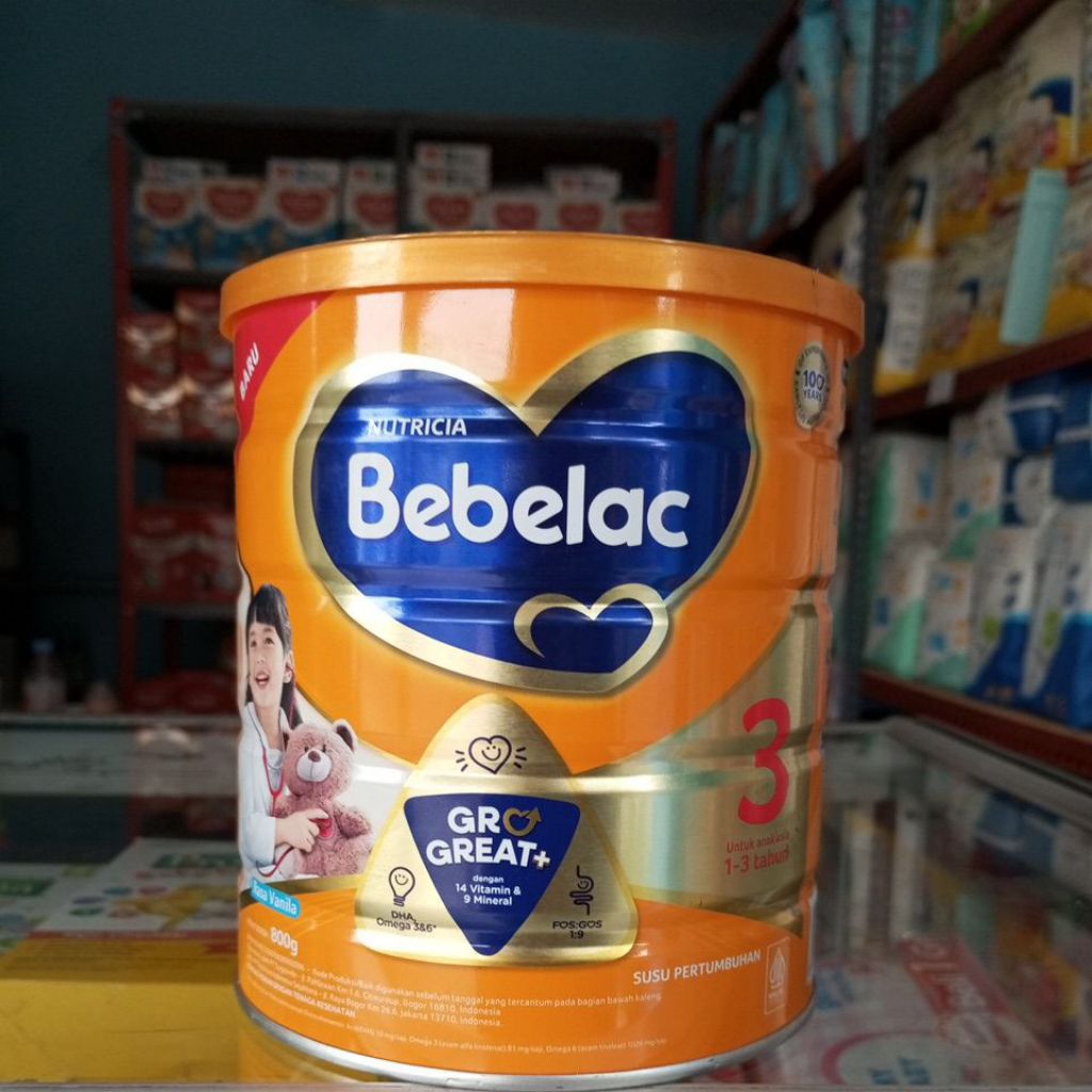 

Bebelac 3 usia 1-3 tahun Rasa Vanila netto 800 gram
