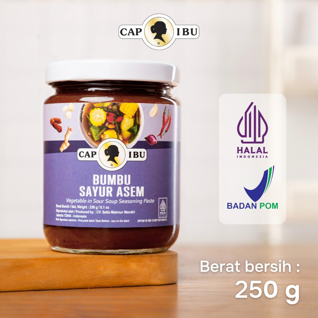 

CAP IBU Bumbu Sayur Asem Kemasan Jar Beling