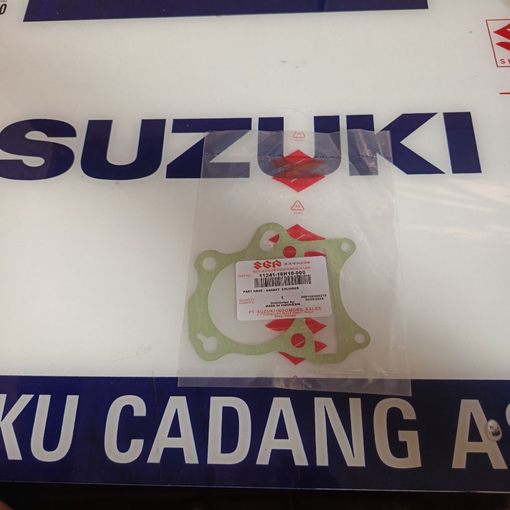 PAKING GASKET BLOK SEHER SMASH TITAN 110 PAKING BLOK SEHER SUZUKI SMASH TITAN 110 ORIGINAL SGP ORIGI