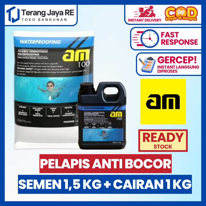 Am 100 waterproofing 2 komponen (1+1.5kg)