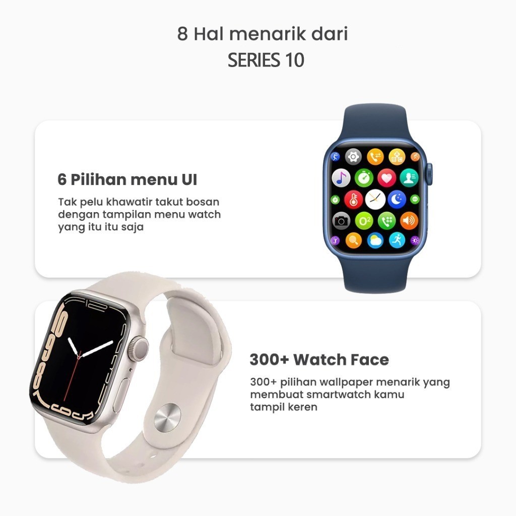 TERBARU (NEW VERSION) SAMSUNG SMARTWATCH SERIES 10 JAM TANGAN SMART WATCH PRIA JAM TANGAN PINTAR