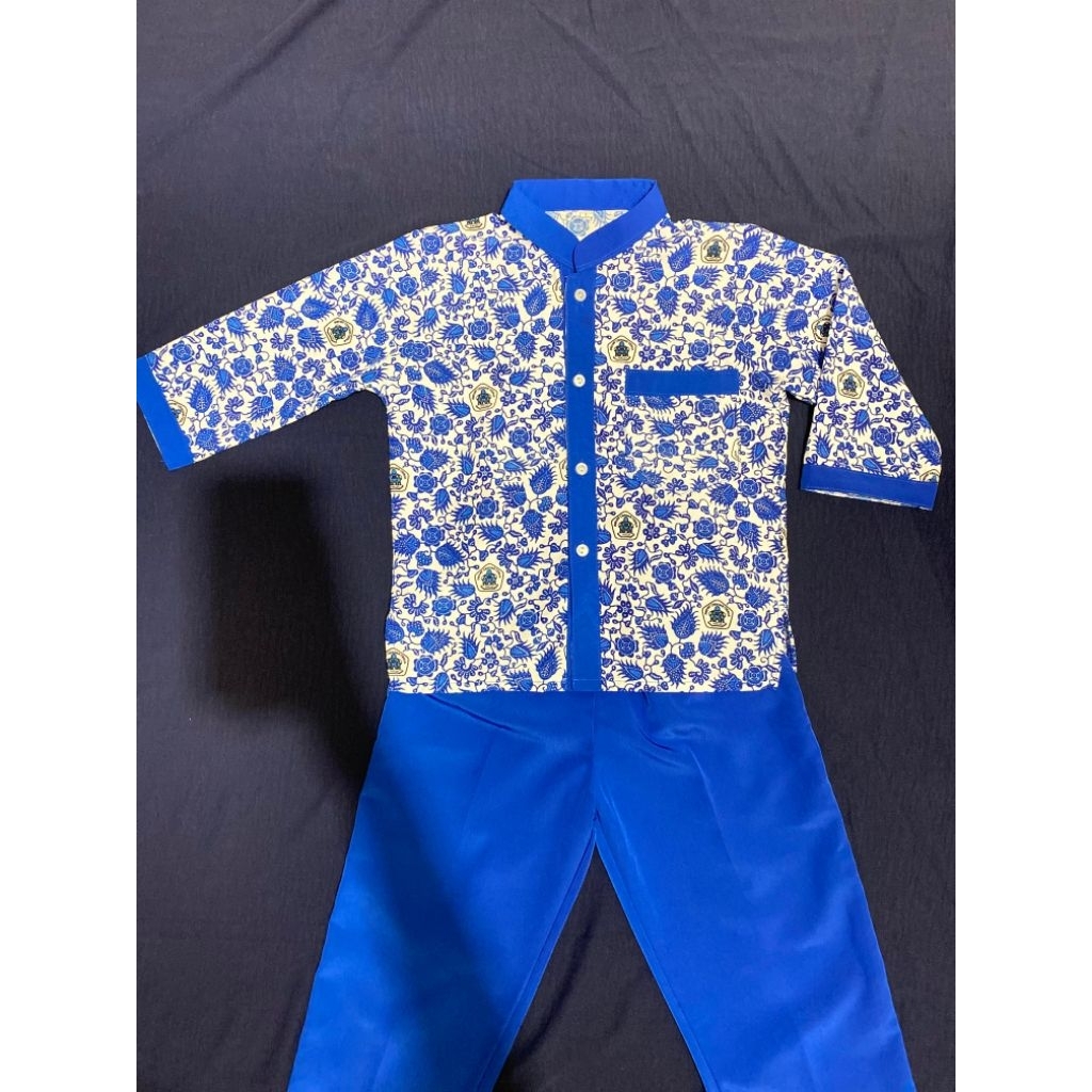 Baju Batik TK kemeja seragam sekolah paud nasional set celana