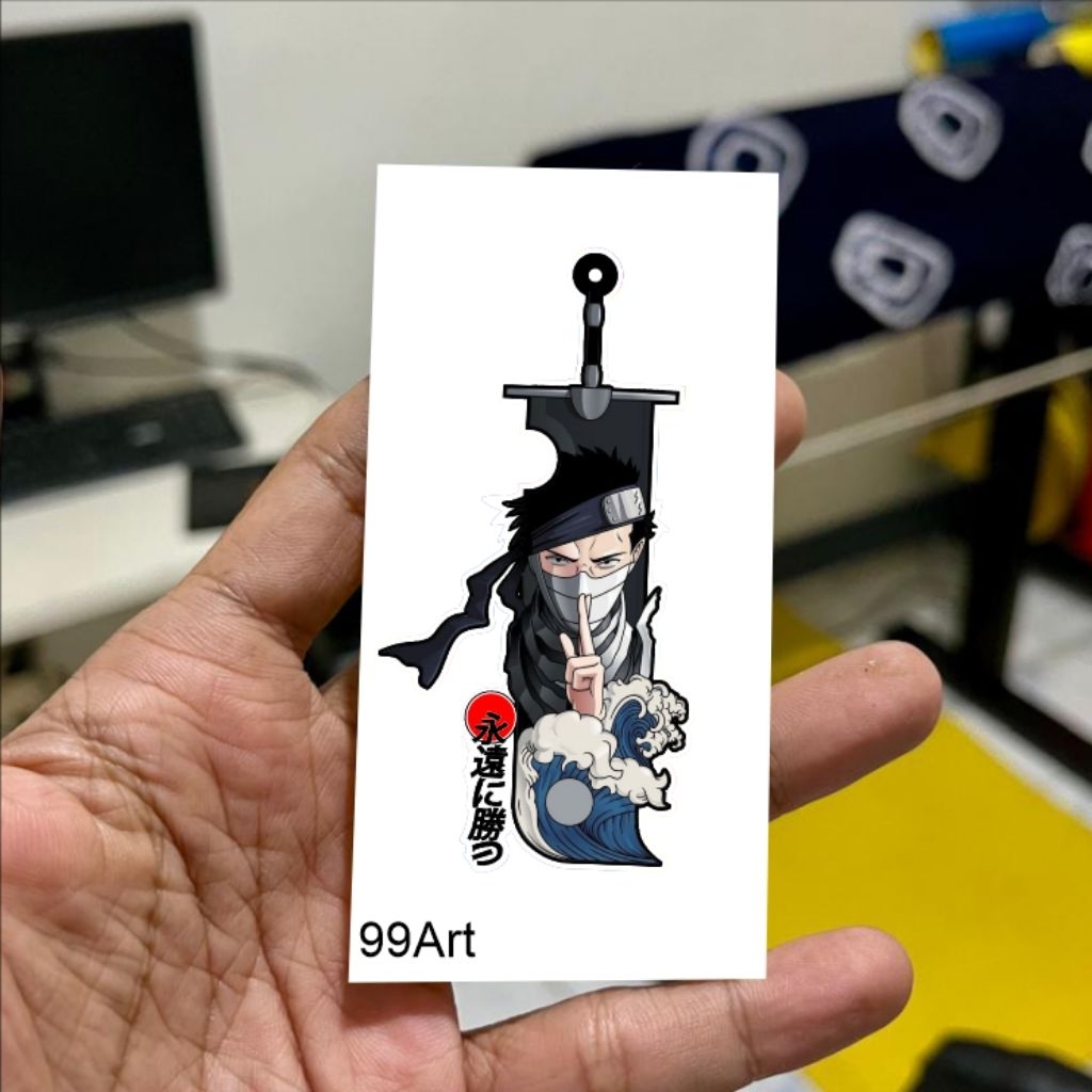 sticker kakashi anime, Naruto anime naruto, stiker reflektive nyala, hp, motor