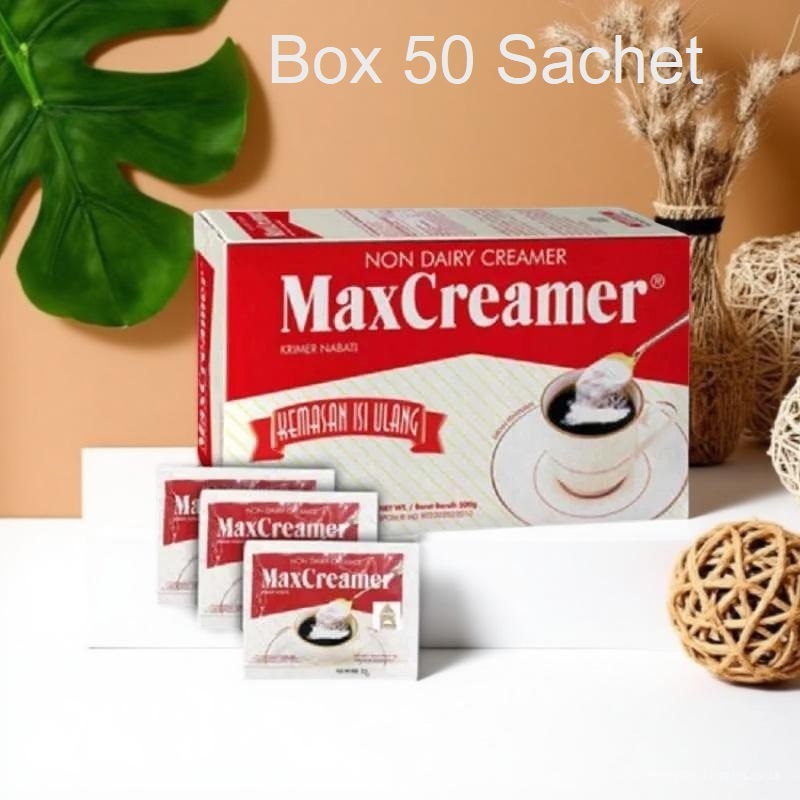 

Max Creamer MaxCreamer (Non Dairy Creamer) Krimer Sachet 50pcs (1 Box)