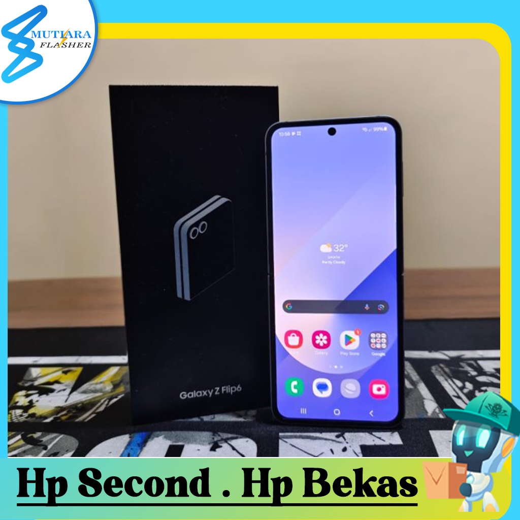 Samsung Z Flip 6 Ram 12 Rom 256GB Second Original