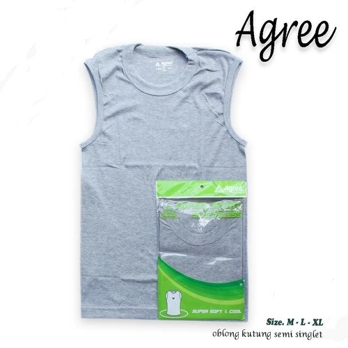 Tanktop Agree Sport SA 005 / Kaos Singlet Pria Agree | Tanktop Agree SA 005 | Kaos Dalam Pria Agree 