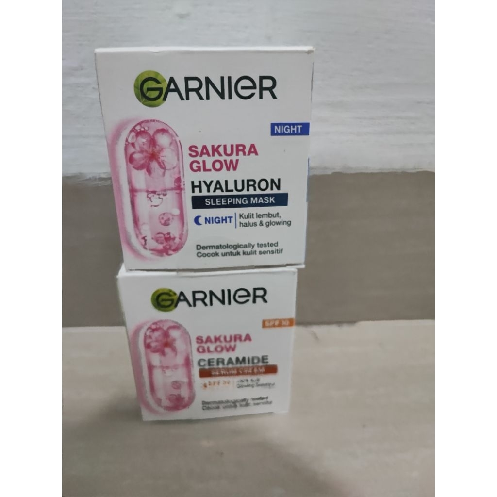 Garnier set Day cream dan Night cream
