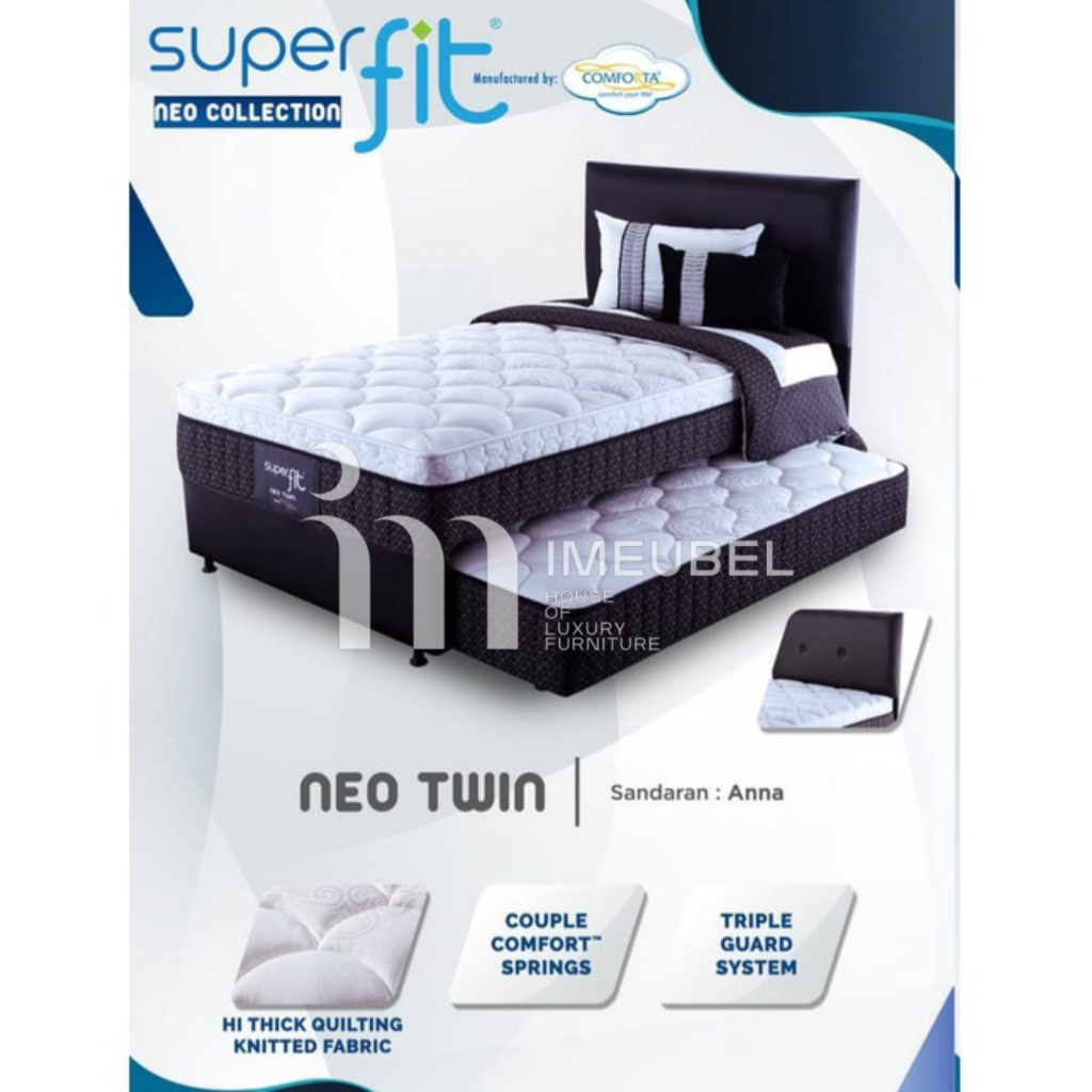 SPRINGBED KASUR COMFORTA SUPERFIT NEO TWIN 2IN1 / Kasur Springbed