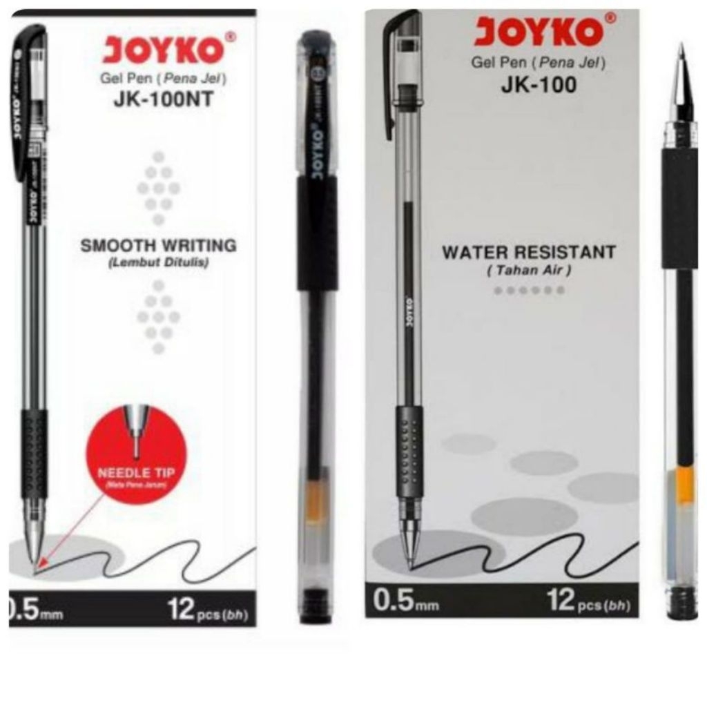 

JOYKO PULEN GEL BOLPOINT JOYKO JK 100NT PENA JOYKO JK 100 HITAM TERMURAH