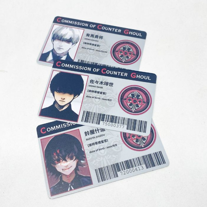 

Tokyo Ghoul Commission Of Counter Ghoul Id Card