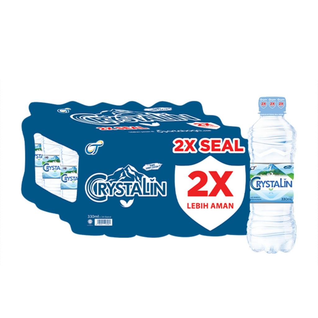 

CRYSTALIN AIR MINERAL 330ML - 1 KARTON [24 BOTOL]