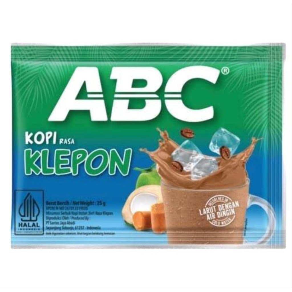 

Kopi ABC Klepon 1 rtg 10 Sachet