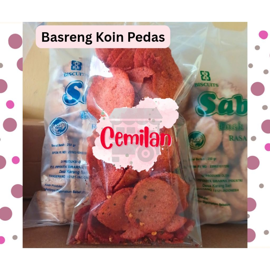 

Cemilan Basreng Koin Pedas Snack Makanan Ringan Viral MURAH BANGET [Free Packing Bubble Wrap]