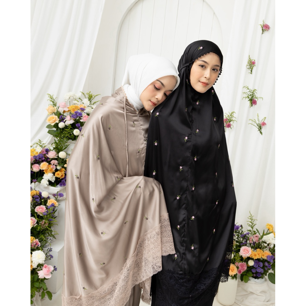 FAHIJABLOVE - Mukena Bordir Armany Silk by Fahijablove