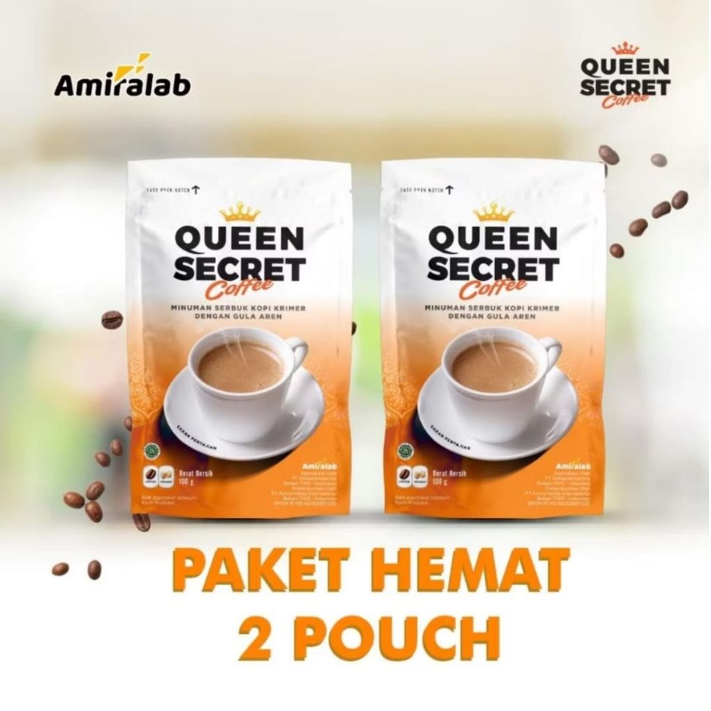 

Queen Secret Coffee Minuman Kopi Pelancar Menstruasi Wanita Herbal 100 Gram Original Bisa COD