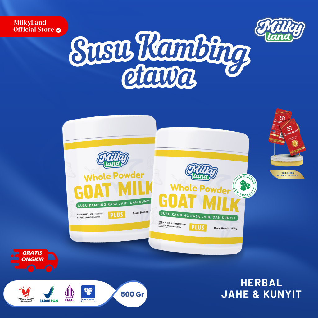 

Susu Kambing Etawa Solusi Asam Urat dan Nyeri Sendi BPOM 500gr - Milkyland