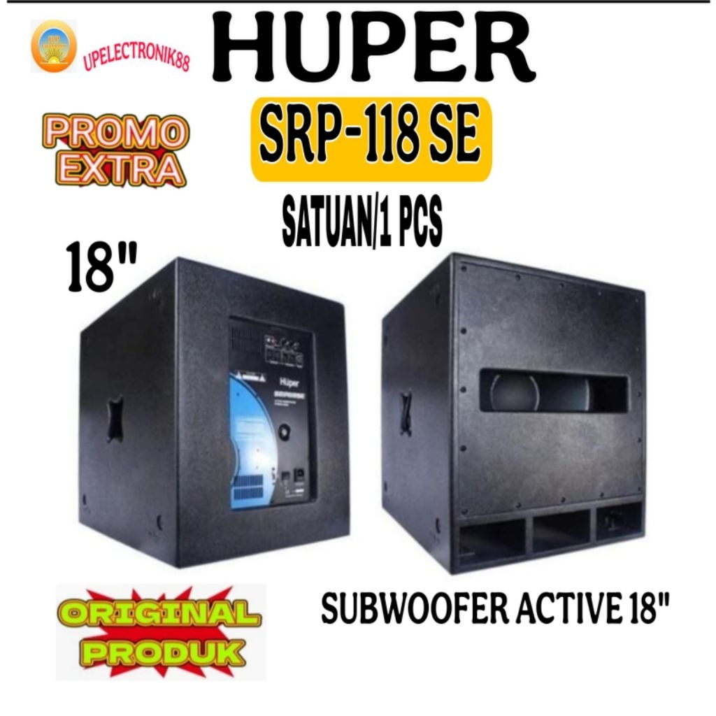 Subwoofer Active Huper 18" SRP-118 SE Original Satuan/Psc