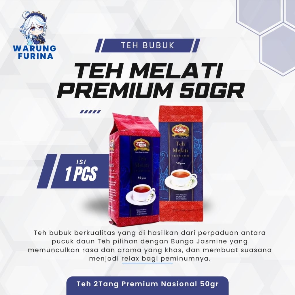 

Teh 2Tang Jasmine Tea Premium 50gr