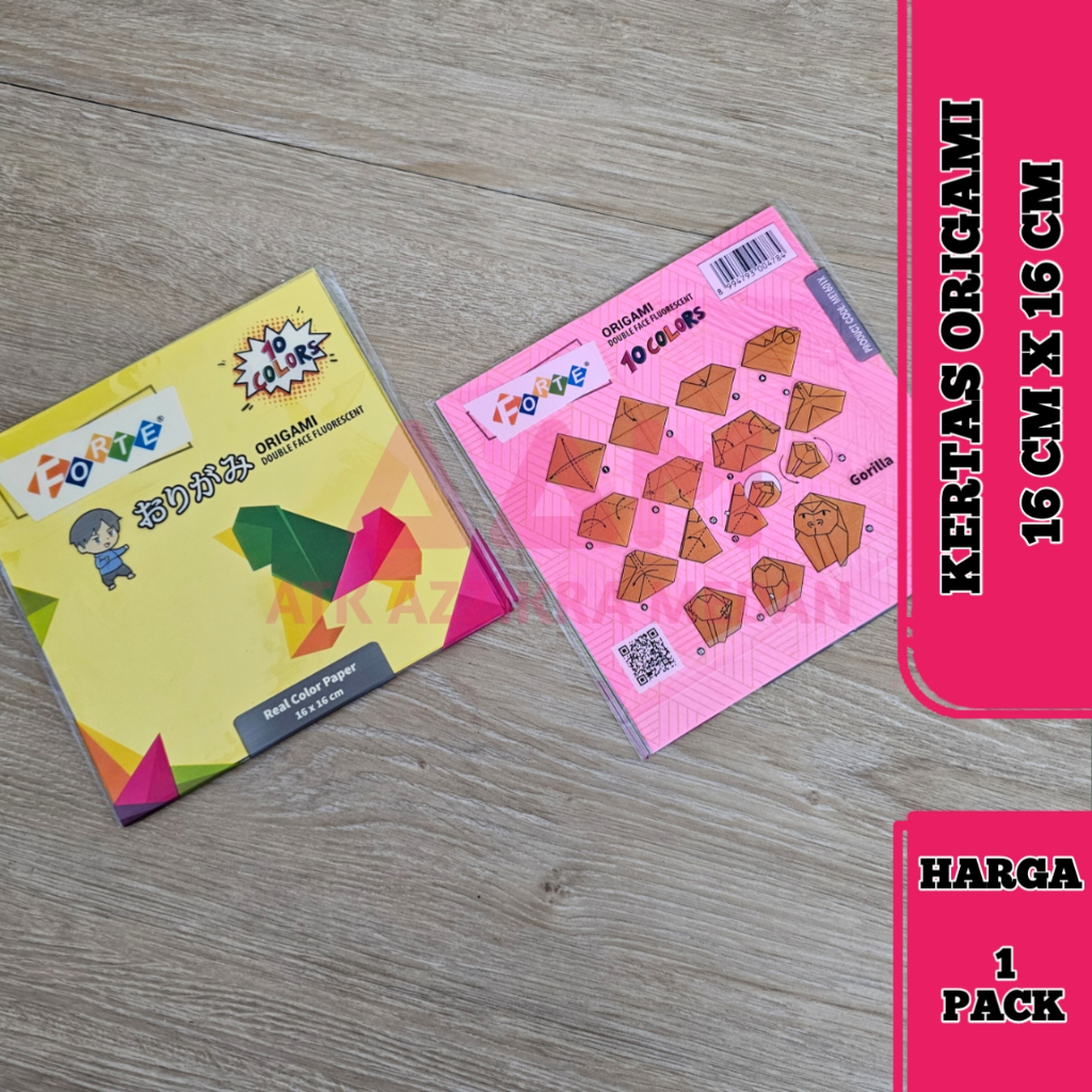 

Kertas Lipat Origami Dua Sisi Warna 16 cm x 16 cm Isi 25 Lembar