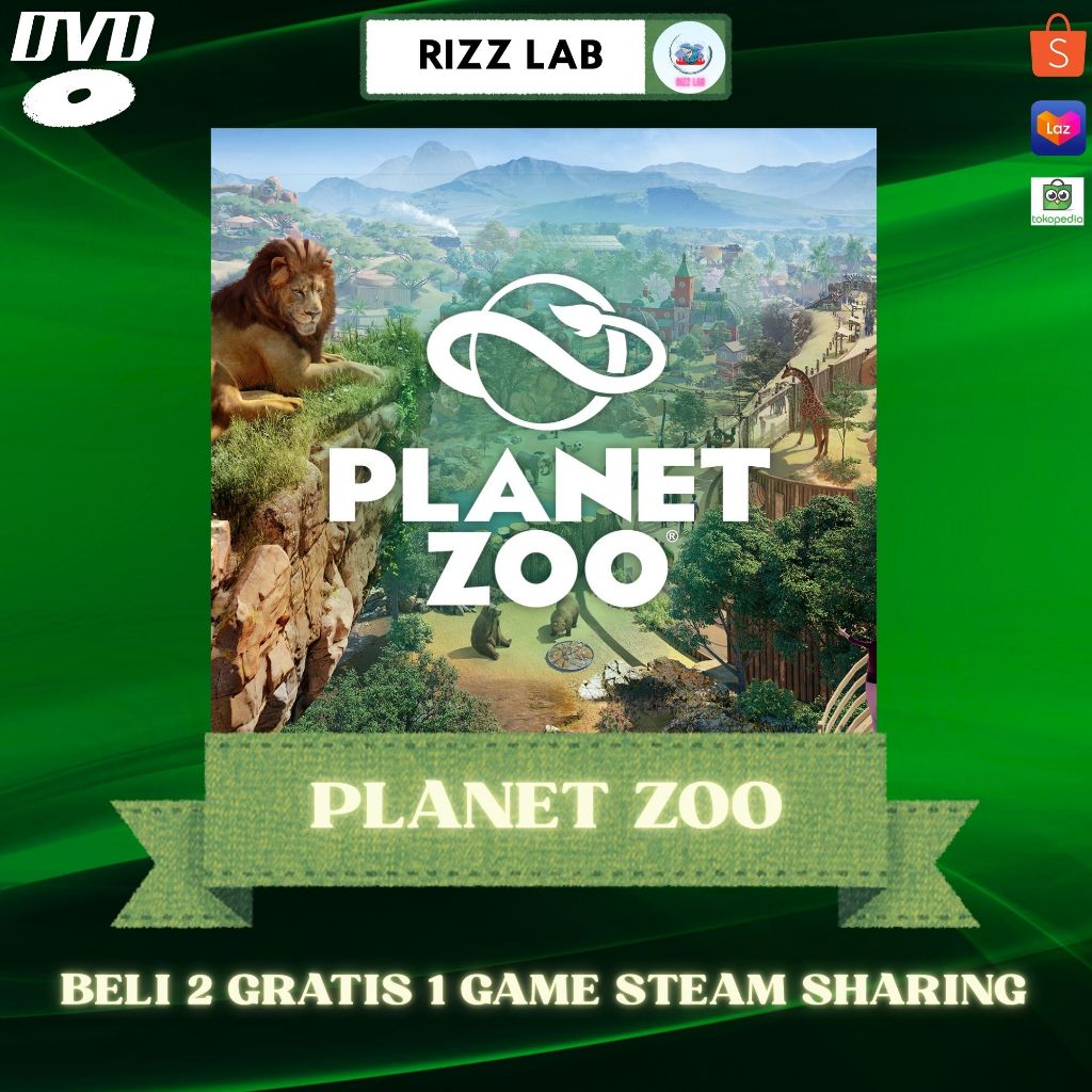 Planet Zoo CD DVD Games PC