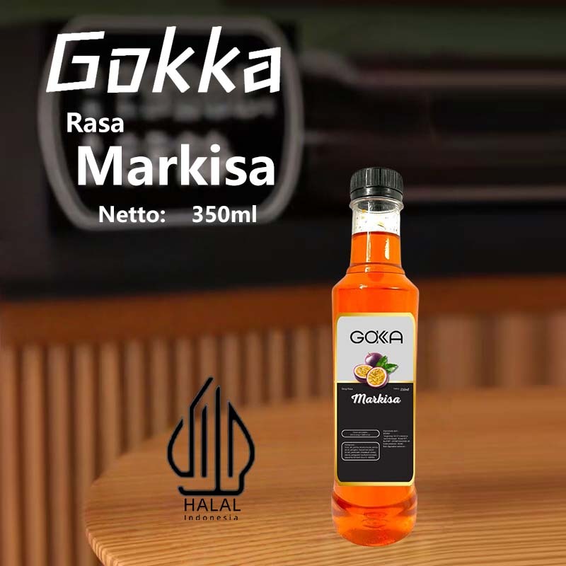 

Syrup GOKKA / Syrup Rasa 350ml / Sirup Markisa Sertifikasi Halal