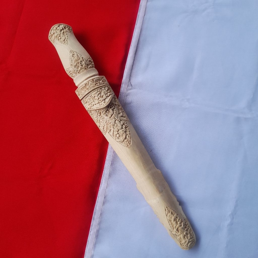 Warangka tombak pusaka bilah 21cm , handle keris, gagang keris