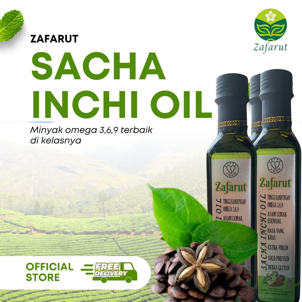 

[BISA COD]Zafarut Minyak Sacha Inchi Omega 369 250ML Original
