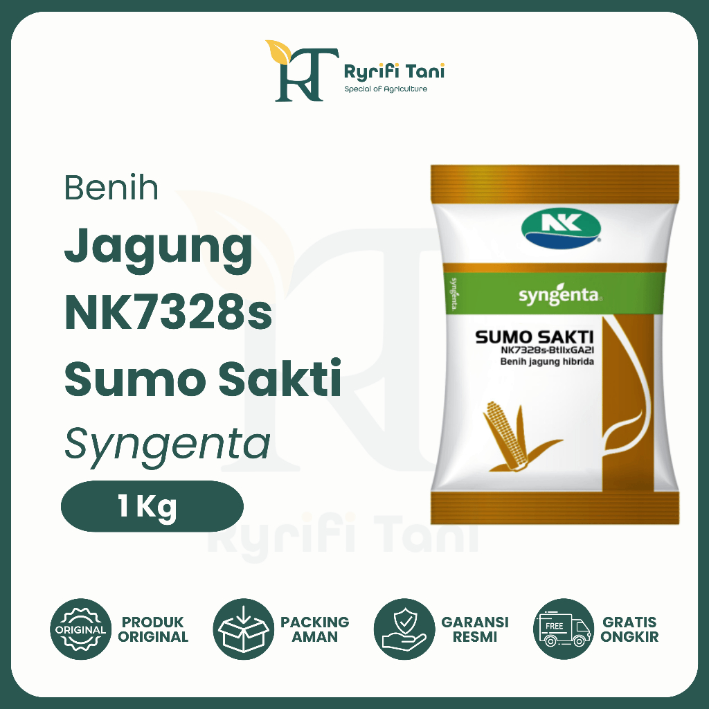 Syngenta - Benih Bibit Jagung Hibrida NK7328s SUMO SAKTI 1Kg / NK SUMO SAKTI Original