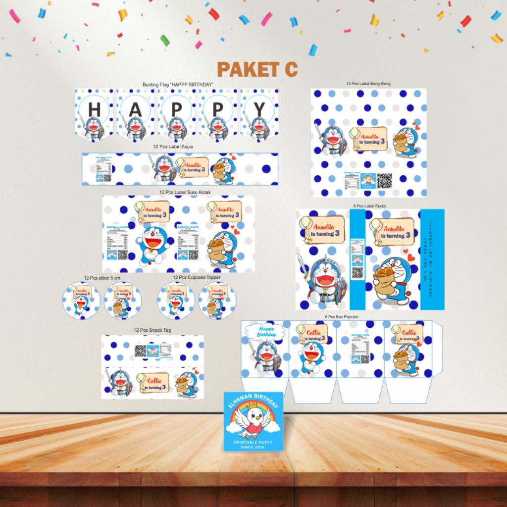 PAKET DESSERT TABLE C, PAKET ULANG TAHUN