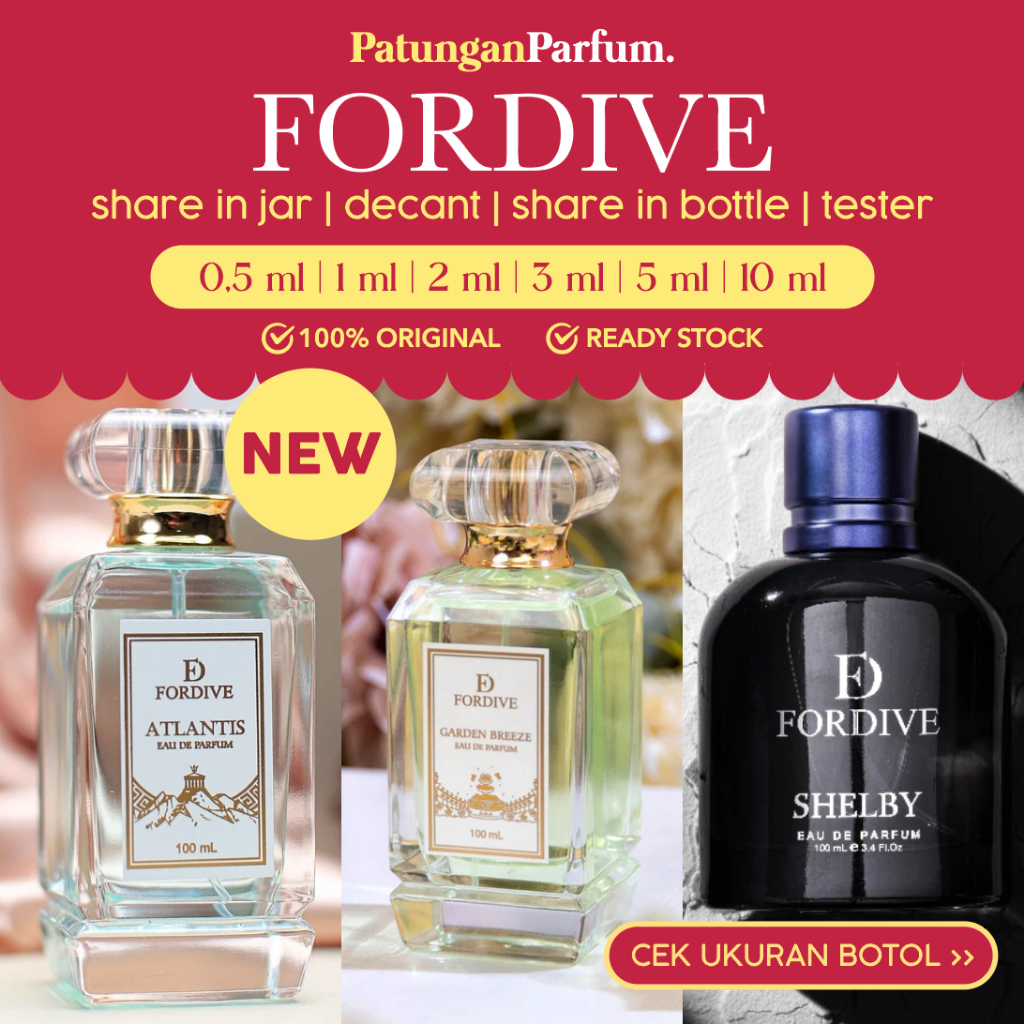 Decant Fordive - Garden Breeze Miracle in Scent Royal Feeling Good Atlantis Utopia Majestic Shelby 1