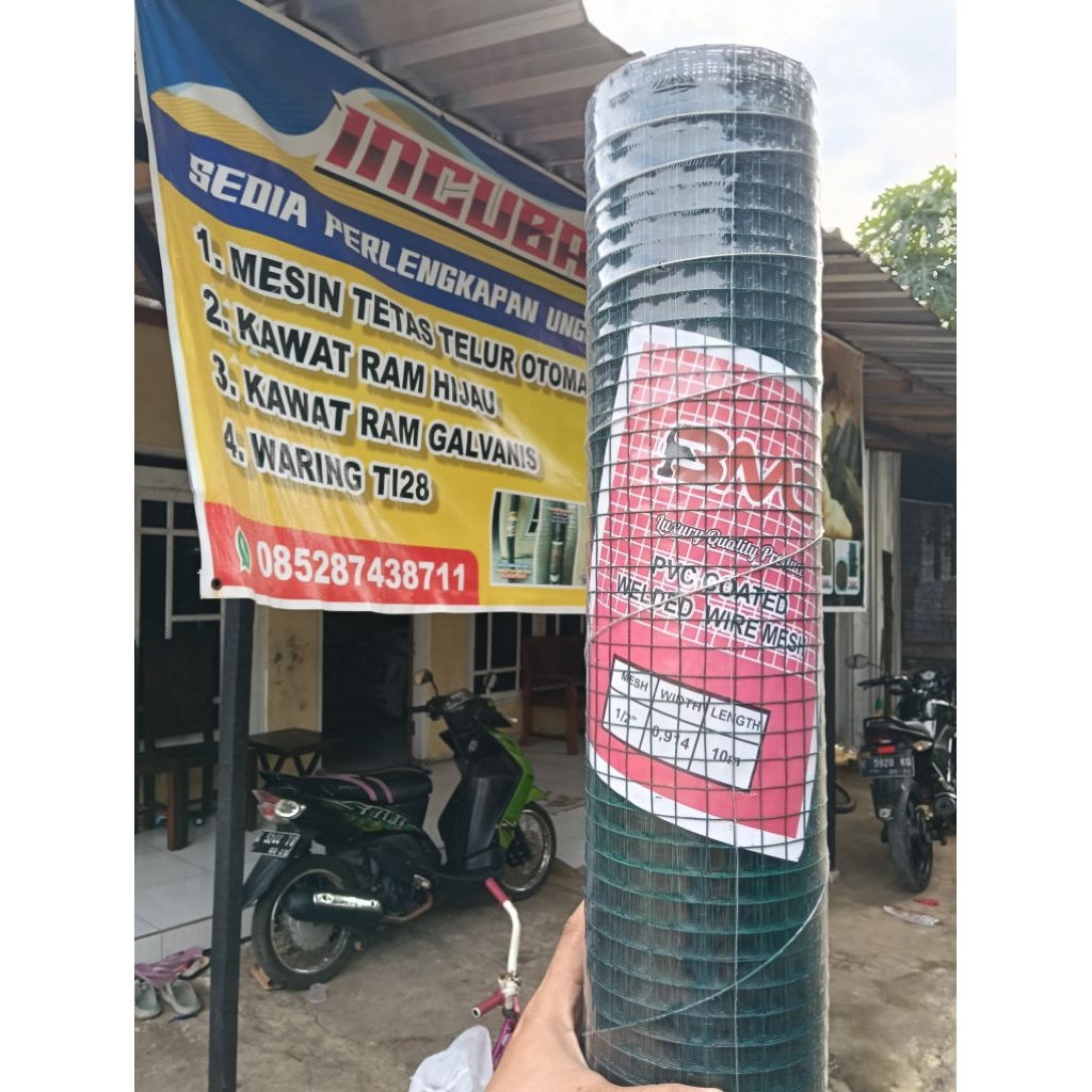 kawat ram hijau & kawat PVC