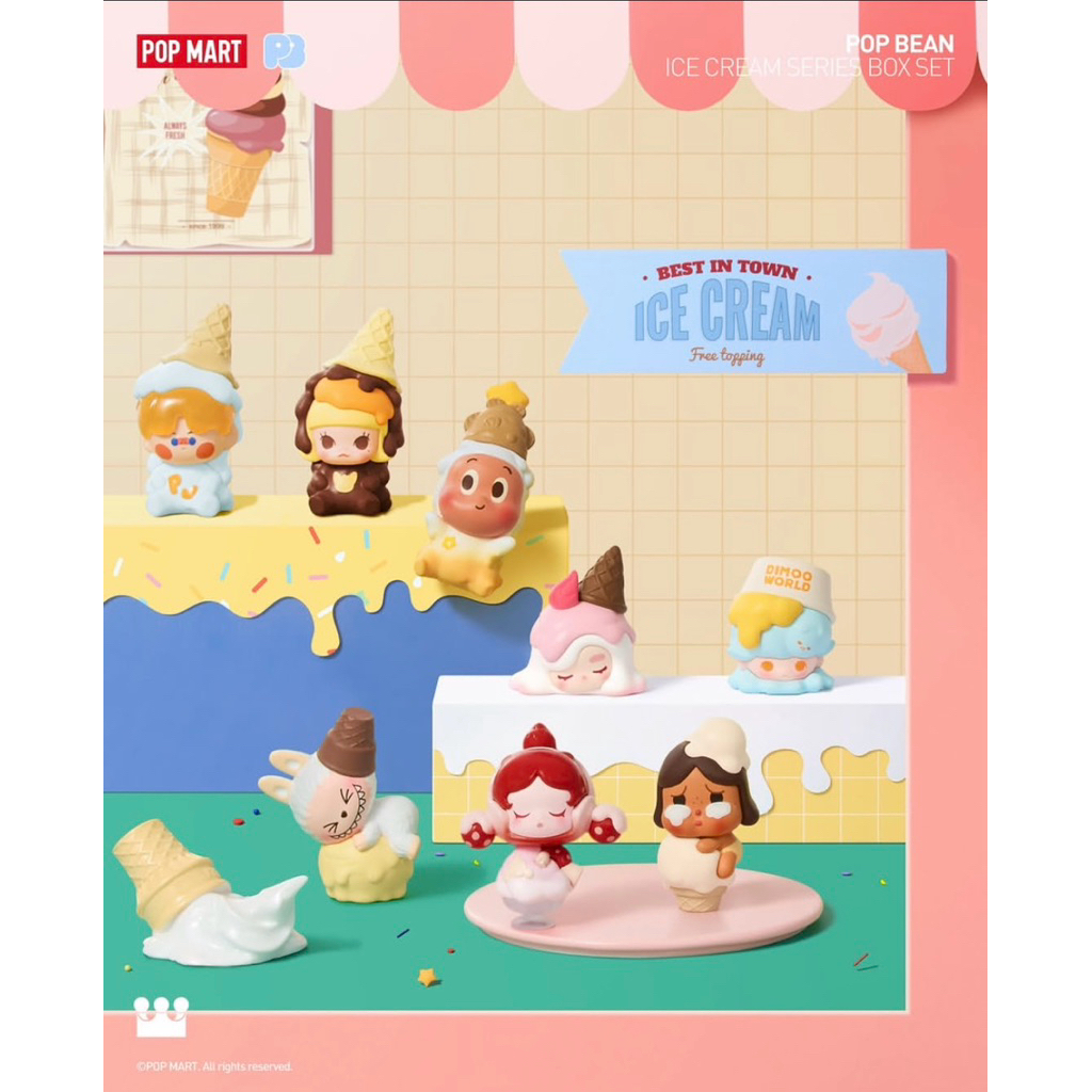 Popbean Ice Cream Popmart (Pino Jelly)