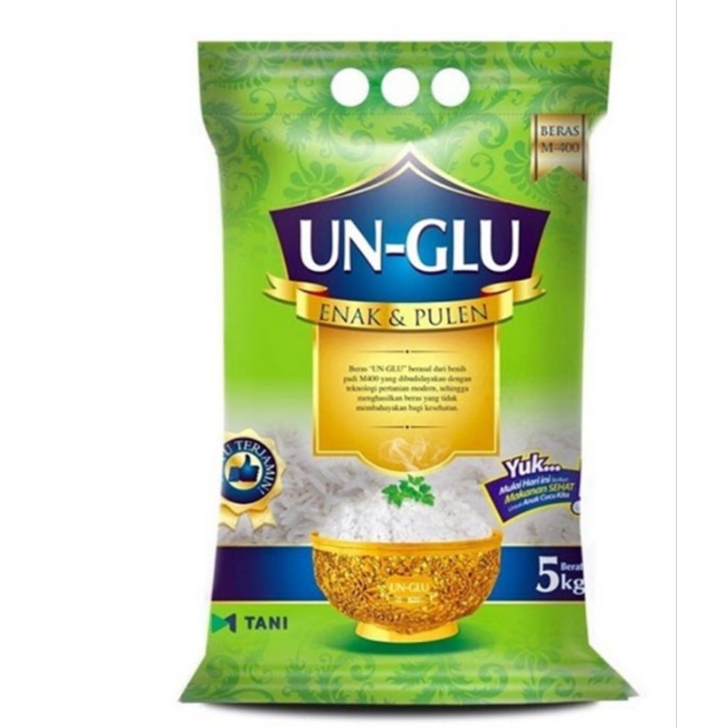 

Beras UN-GLU Beras M-400 5 Kg