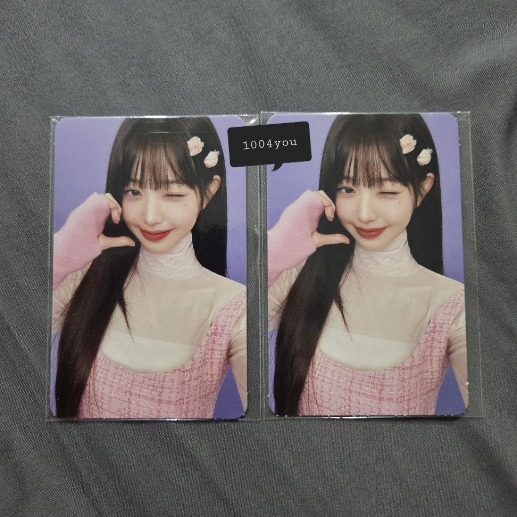 Official Photocard Jang Wonyoung IVE x AMUSE