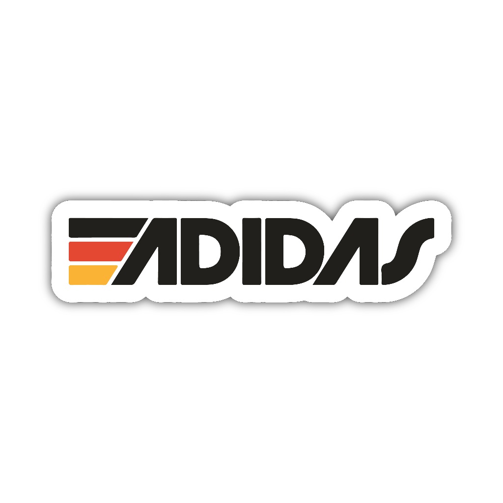 

ZV158 sticker adidasss karakter kartun anime aesthetic, stiker vinyl satuan