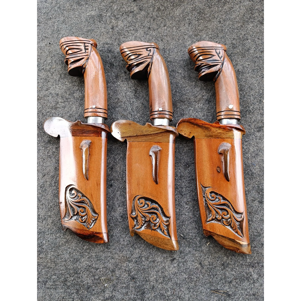 Gocil ukir cepot baja per sepuh