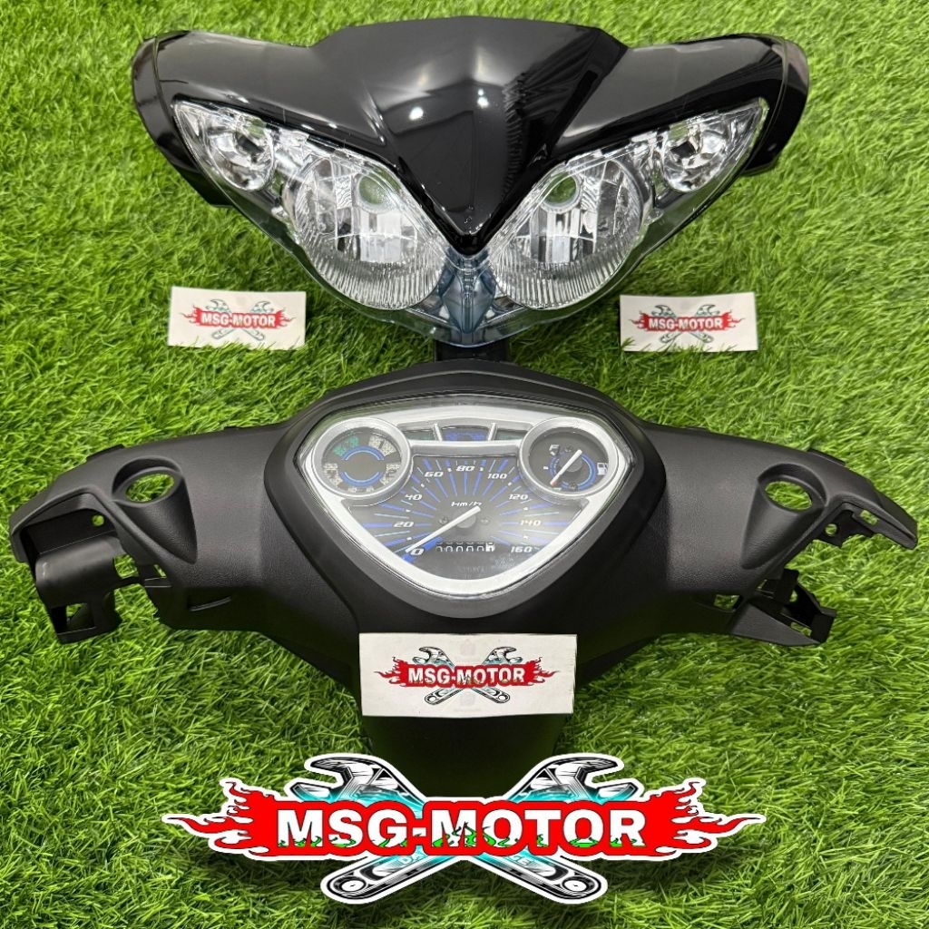Batok Jupiter Z burhan warna Hitam + Mika Speedometer Jupiter Z Burhan