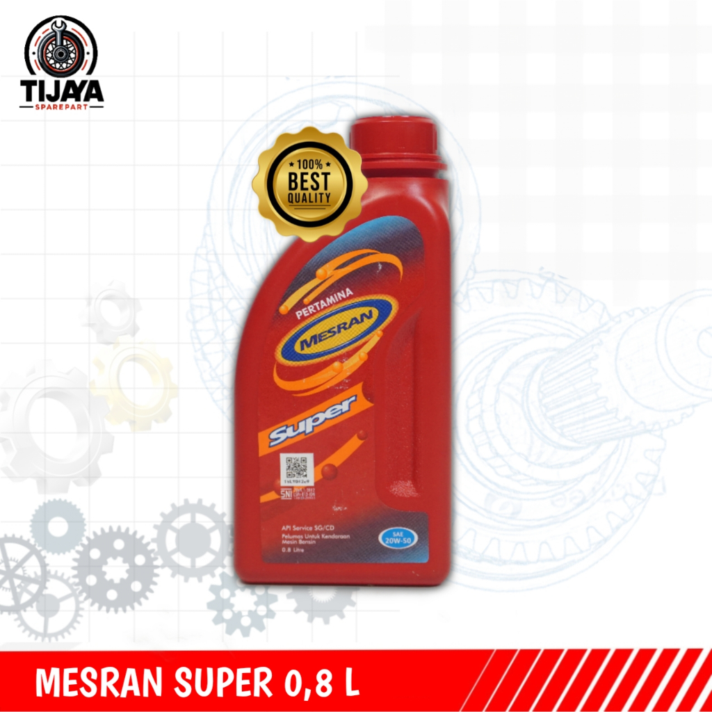 OL MESRAN SUPER SAE 20W - 50 PERTAMINA OIL MOTOR 800 ML
