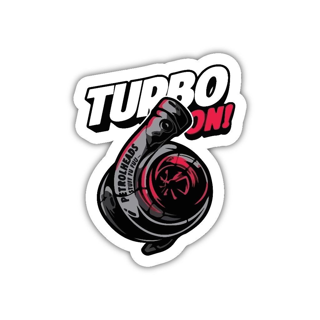 

ZV184 sticker turbo karakter kartun anime aesthetic, stiker vinyl satuan