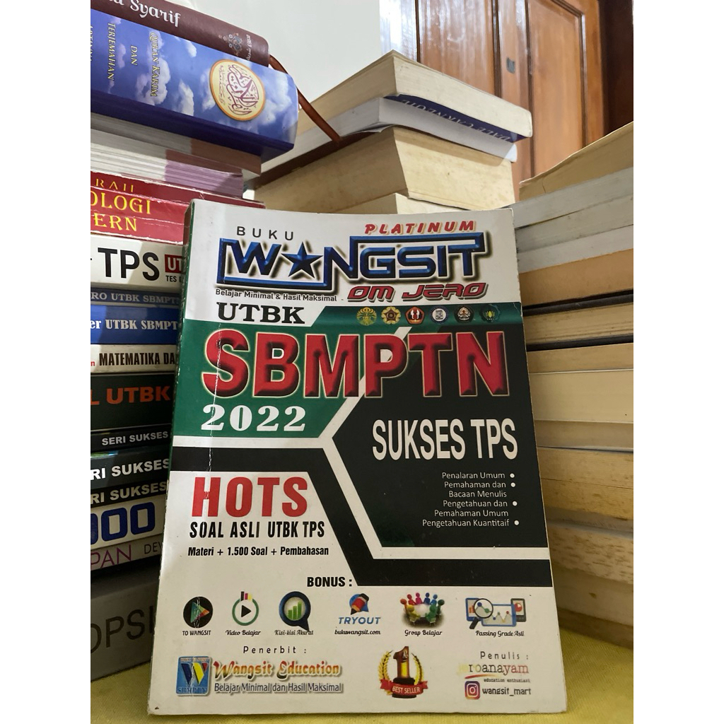 PRELOVED BUKU SNBT/SBMPTN SUKSES TPS 2022 HOTS