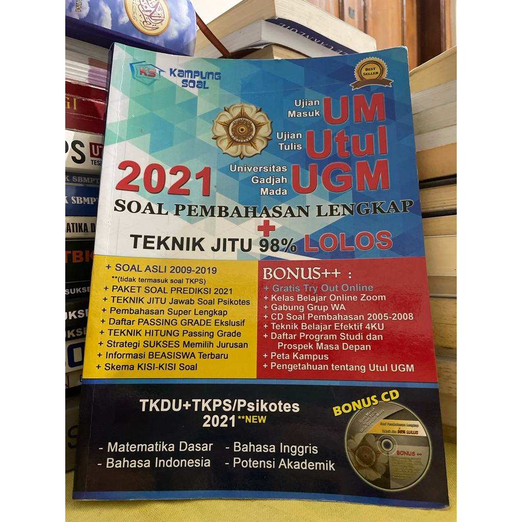 PRELOVED KAMPUNG SOAL UM UTUL UGM TKDU + TKPS PSIKOTES