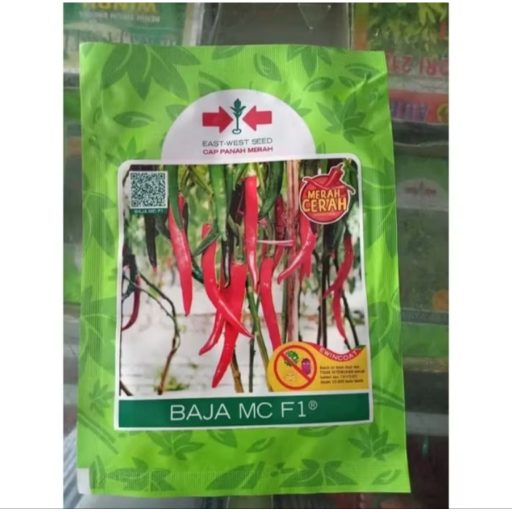 

Benih cabai baja MC F1 10gr dan baja F1 1.500 butir/cap panah merah original