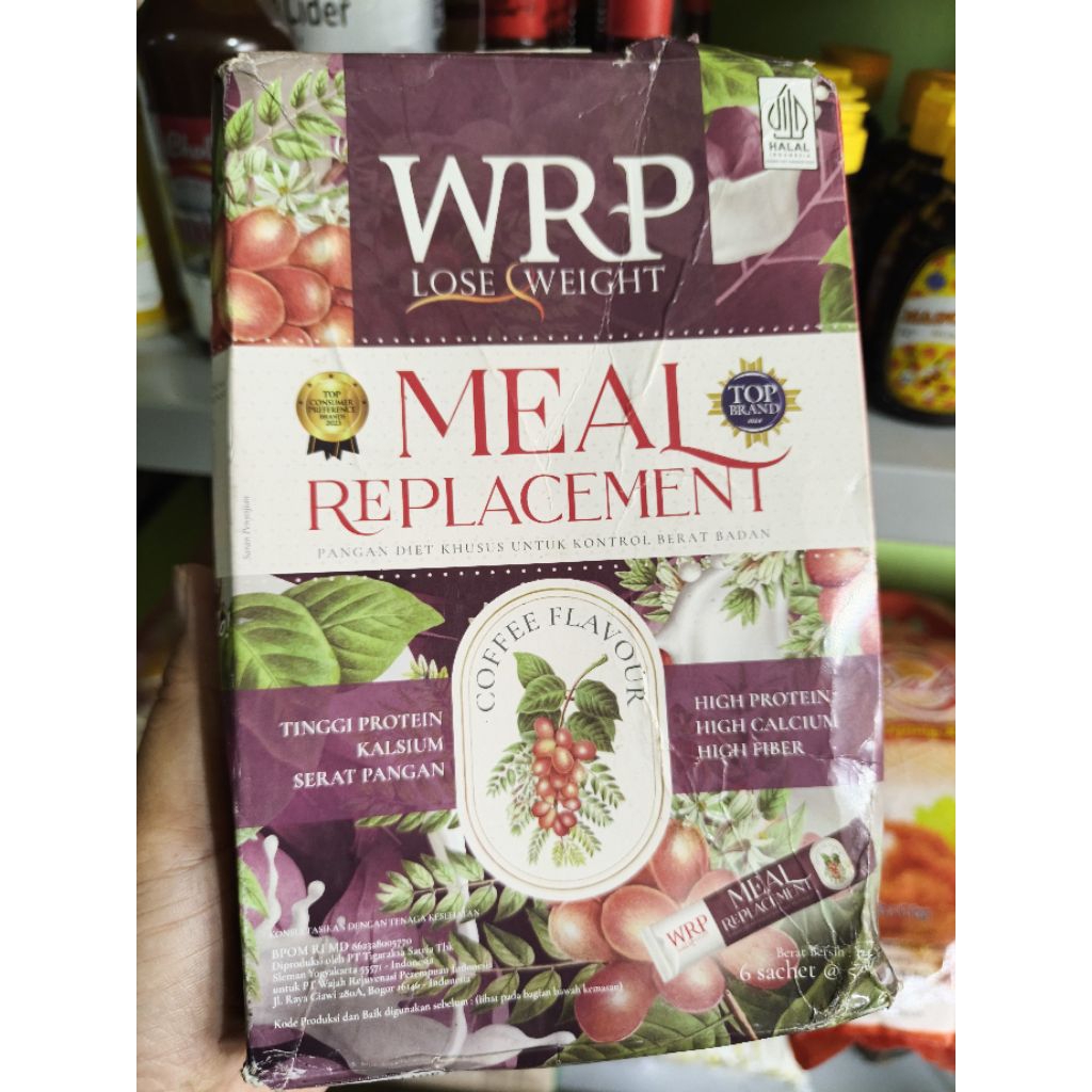 

WRP Meal Replacement Cofe 324 Gram (Pengganti Makanan)