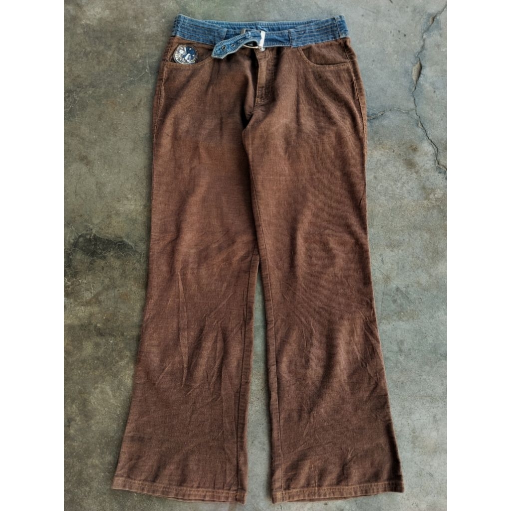 betty boop japan bootcut corduroy pants
