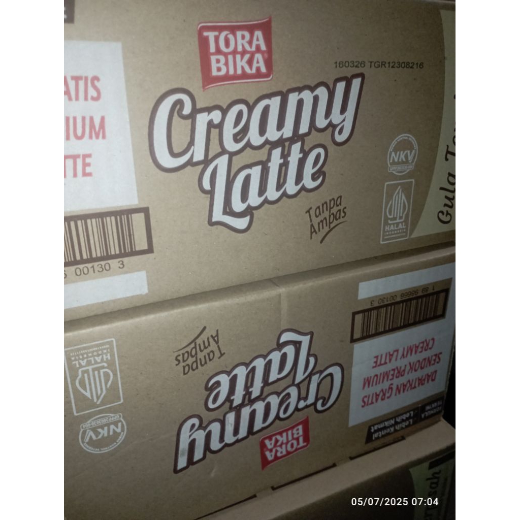 

1 karton Creamy latte rencengan ORI hadiah sendok isi 10 renceng